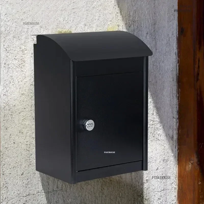 Matel Large Parcel Box Wall Mount Package Delivery Drop Letter Mailbox Security Lockable Home Storage Post Box n