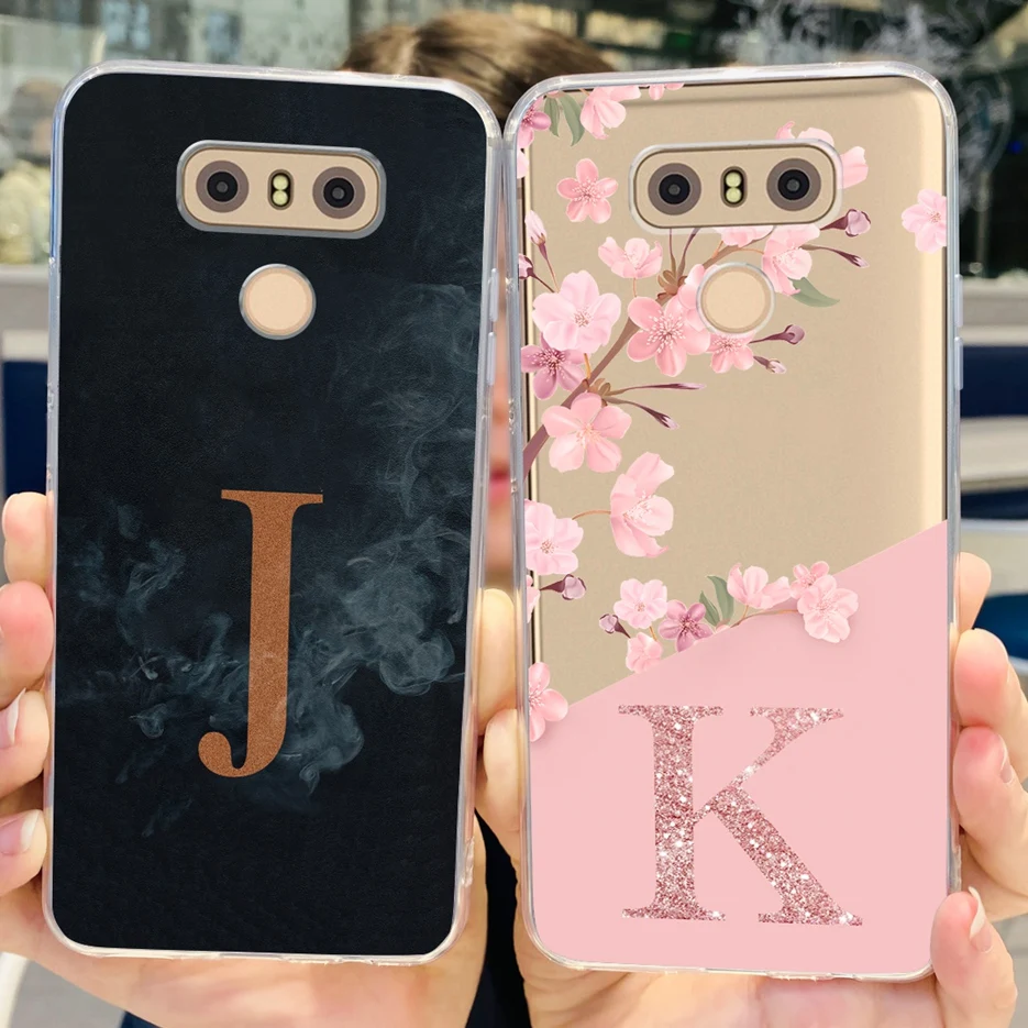 For LG G6 Case LG G6+ H870 H871 H872 H873 New Letters Cover Clear Silicone Soft TPU Phone Case For LG G6 Plus LGG6 Fundas Bumper