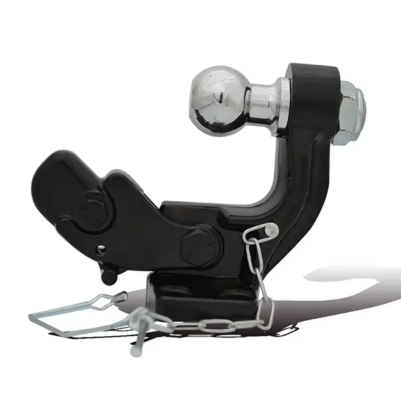 Adjustable Trailer Hitch Ball Mount 2 Inch Receiver Chrome Plated Steel SAE J684 V5 for Towing