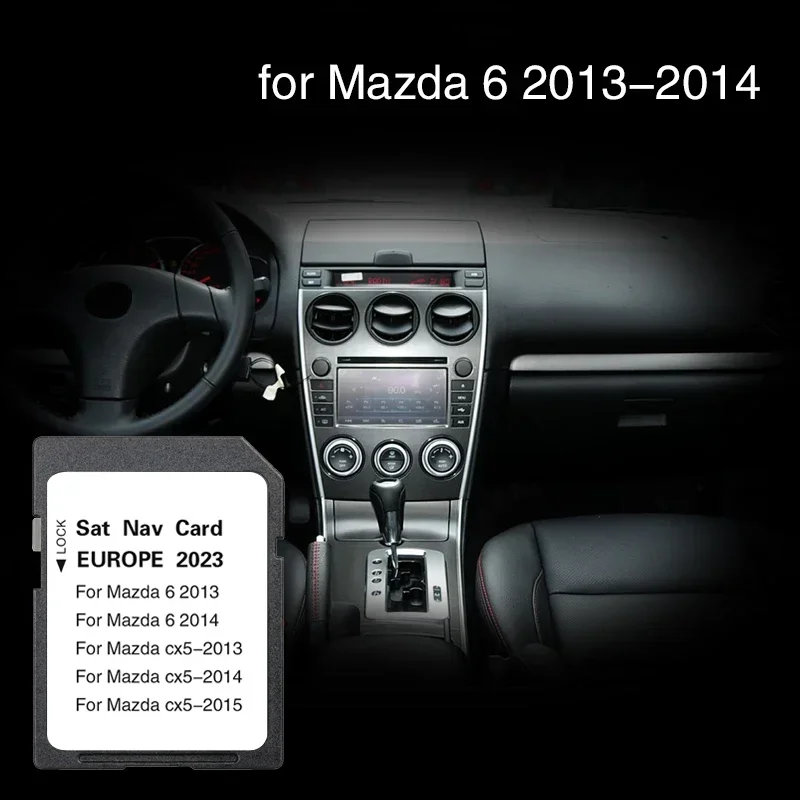 

Fitting For Mazda 6 2013 2014 Maps SD Card EU Maps Changeable CID SD Card Navigation And GPS Card