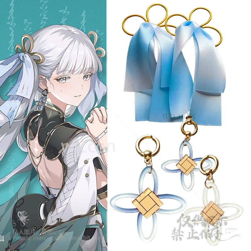 

Moe Cos Game Wuthering Waves Jinhsi Косплей Головные уборы Серьги Головной убор Зажим для ушей 3 цвета Kawaii Сексуальный реквизит Ручная работа Хэллоуин