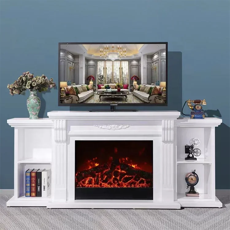 Electric FireplaceManufacturer Bedroom TV Stand With Electric Fireplaces Heater 65