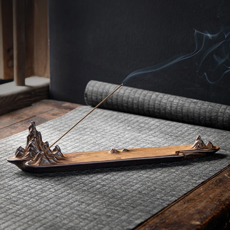 

Chinese art creative antique kiln change household desktop incense insert ornament