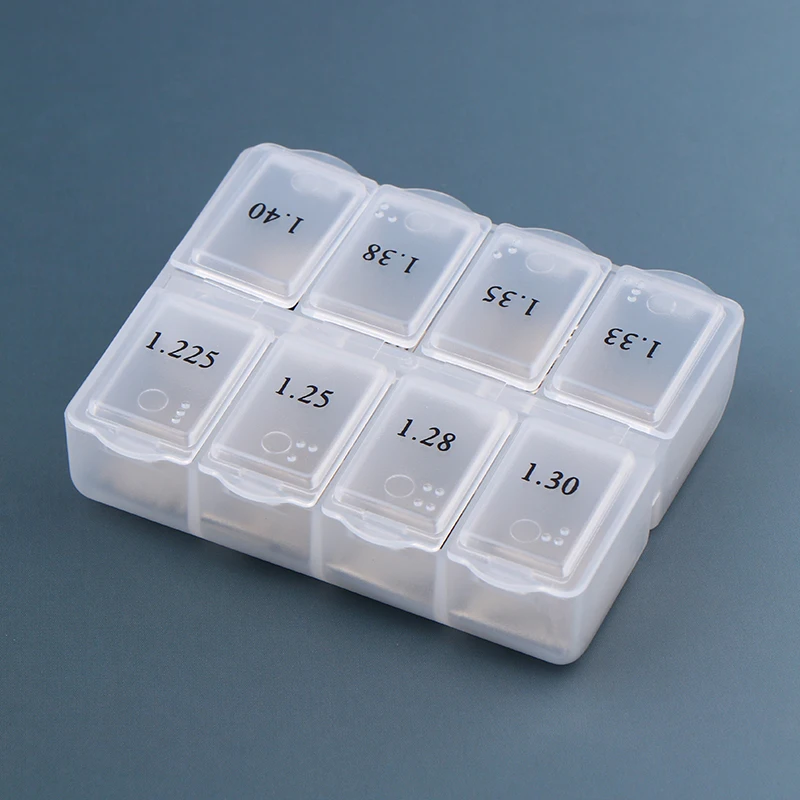 أجزاء البيانو ضبط صيانة آلة وصلة رمح الأظافر أداة إصلاح 1635C رمح مسمار Shenda إبرة صندوق تخزين من البلاستيك