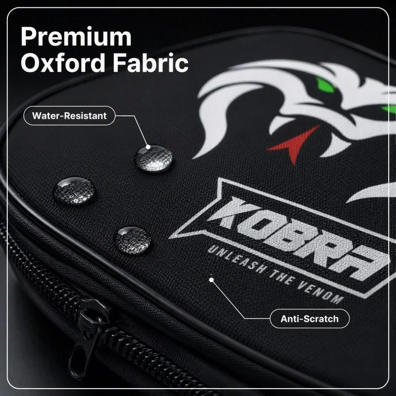 KOBRA Padel-Schlägerhülle aus Oxford-Gewebe, Einzel-Padel-Tasche, Wasserdicht, Tragbares Padel-Zubehör für Training und Outdoor-Sport – Detail 6