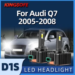 KINGSOFE D1S LED Headlight Xenon Bulb Replacement Plug and Play 6000K White For Audi Q7 2005 2006 2007 2008