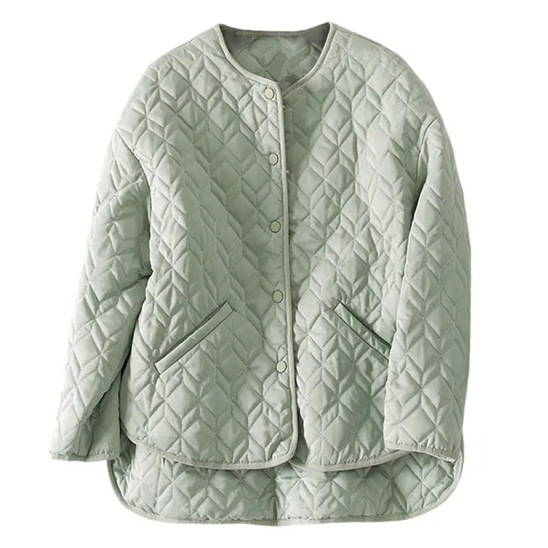 Women Jacket 2024 New Autumn Winter Parkas Female Cotton-Padded Jackets Quilted Light Thin Down Cotton Short Coat Ladies Outwear