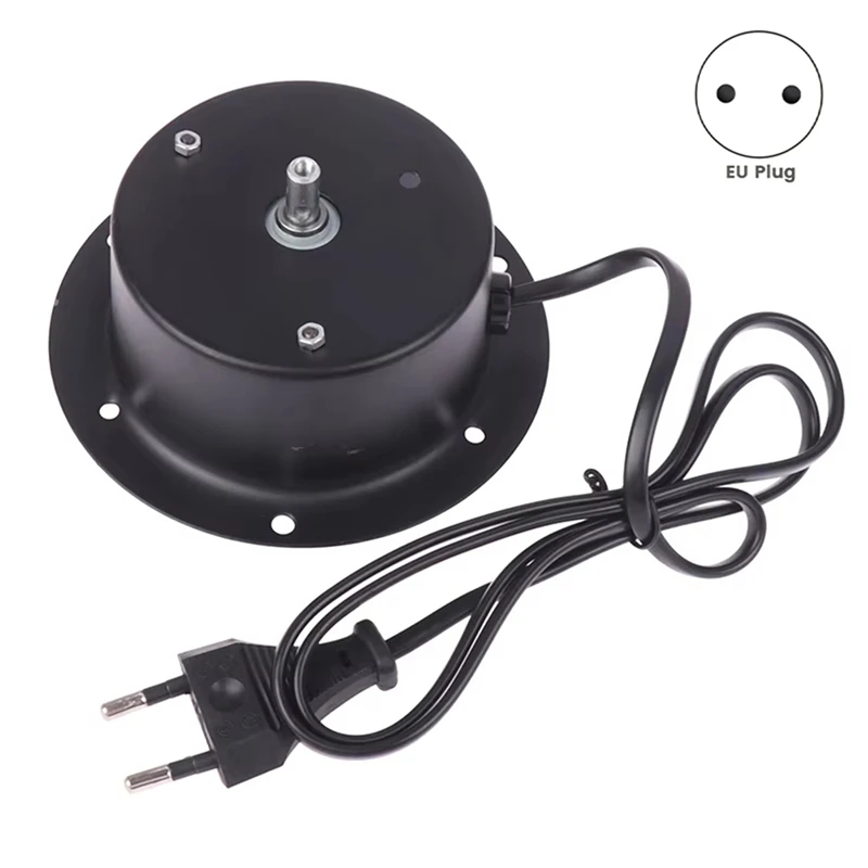 Motor giratório de 1,5 rpm com plugue para pendurar espelho de vidro bola de discoteca DJ KTV Partys luz plugue UE