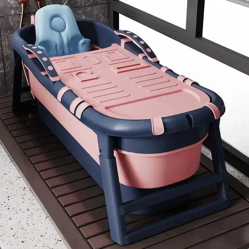 

Portable Bathtubs Home Bathroom Folding Bathtub for Adults Full Body Large Bathtubs for The Baby Thickened Bath Bidet