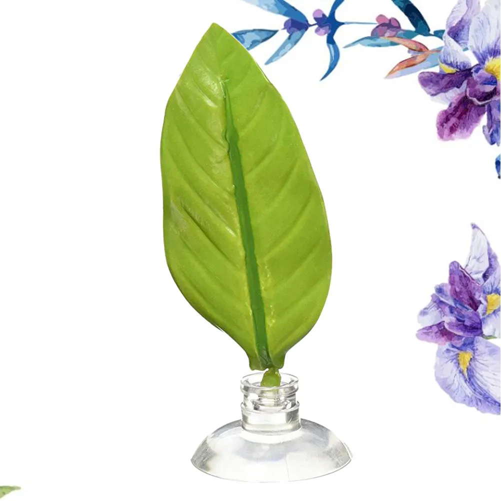 Fish Tank Aquarium Artificial Leaf Water Plant Ornament Decoration Natural Look No Light Co2 Needed High Simulation