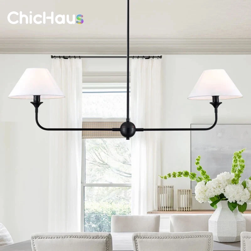 American Wrought Iron Simple Living Room Personality Creative Industrial Style Chandelier Decorative Lighting Ceiling