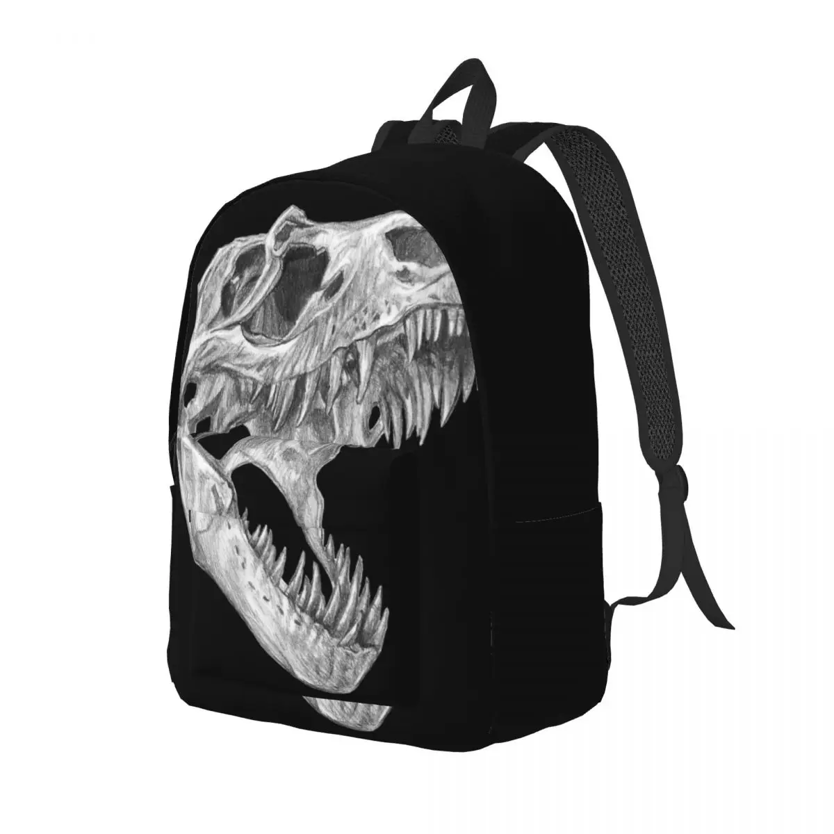 Mochila De calavera t-rex para niño y niña, mochila escolar para estudiantes, dinosaurio, dinosaurio, jurásico, guardería, bolsa primaria, viaje