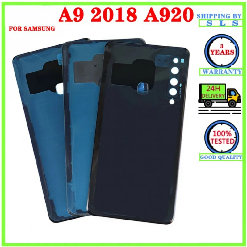 Full Housing For Samsung Galaxy A9 2018 A920F SM-A920 LCD Middle Frame Bezel Battery Back Cover Rear Door Housing Case