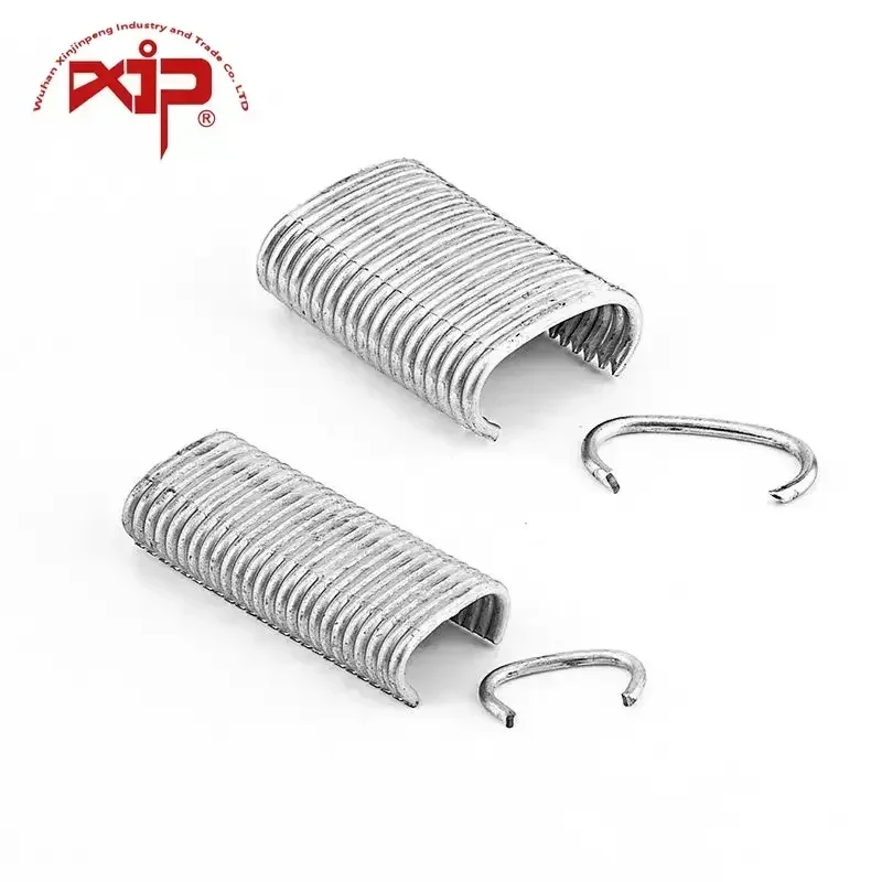 Galvanized C Hog Rings Clips Hog Ring Nail for Hog Ring Pliers Fence Fastener for Fencing Animal Cages Car Cushions Upholstery