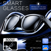2025 AI Smart Glasses with 8MP Camera Video Recording 100+ Languages Translation Sunglasses Bluetooth Call Music Play Men Women