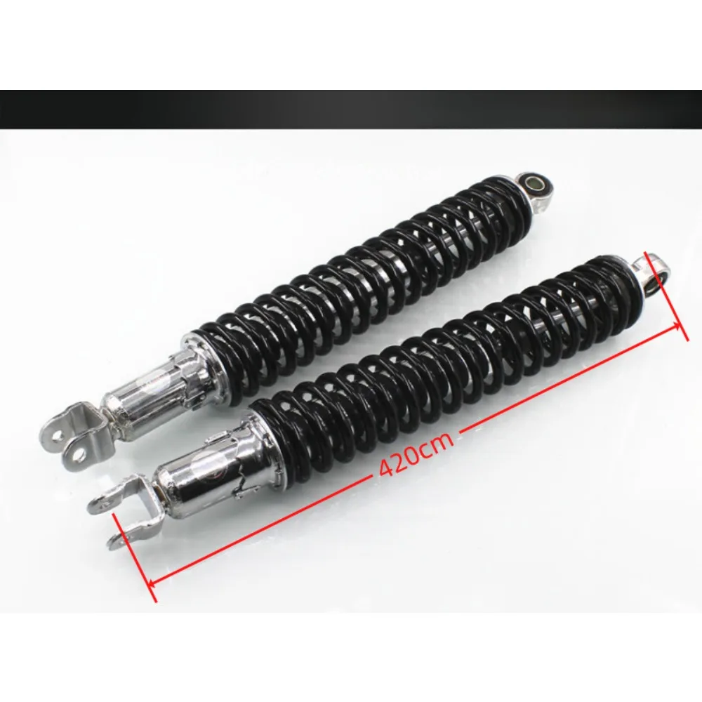 MOTORCYCLE HOLE DISTANCE 42CM HUSSAR MODIFIED REAR SHOCK ABSORBER FALCON JIALING OFF-ROAD VEHICLE FORK MOUTH CABBAGE SHOCK