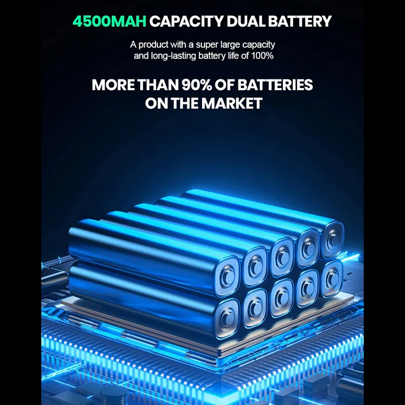 منفاخ X3Pro Turbo Jet 250000 RPM محرك قوي بدون فرش منفاخ الهواء مروحة تربو سرعة الرياح 52 متر/الثانية 8000 مللي أمبير في الساعة Souffleur Air Puissant