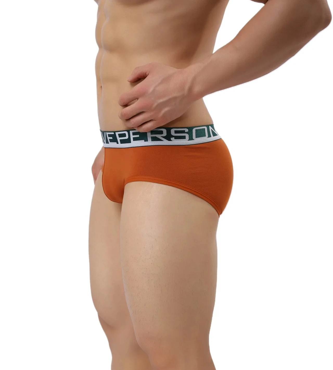 Men Cotton Low Rise Mini Boxer Briefs Letter Printed Wide Elastic Waistband Soft Breathable Fashion Sexy Slim Fit Male Underwear
