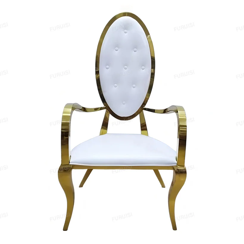 *Hotel Luxury Gold Wedding Bride and Groom Chair Banquet Hall Chair for Sale
