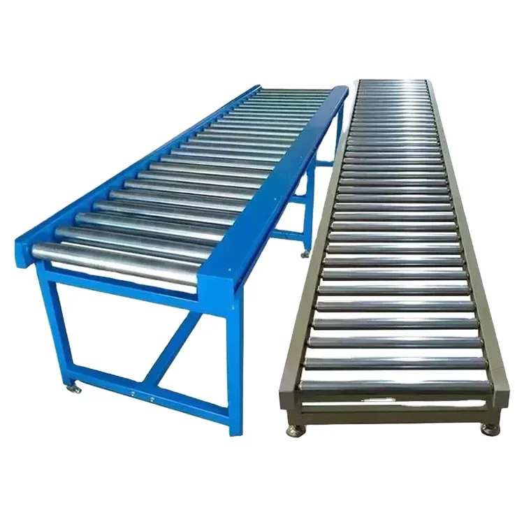 LIANGZO Logistics Loading  Steel Galvanized Stationary Power Roller Conveyor