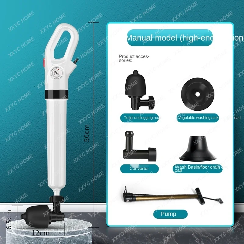 Sewer Dredging Toilet Dredger Poke Downcomer Toilet Pipe Blockage Toilet Plunger Universal Tool