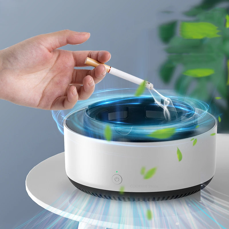 New Multipurpose Ashtray Air Purifier for Filtering Second-Hand Smoke From Cigarettes Remove Odor Smoking Accessories