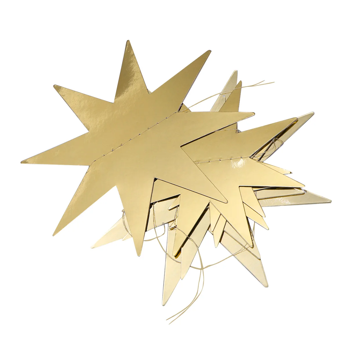 

2Pcs Hanging Decor Golden Party Banner Shape Pendant for Wall Window Tree Door Indoor Outdoor Decoration