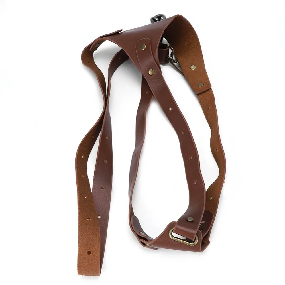 Brown right shoulder design Camera Shoulder Strap Adjustable length structure Quick Shoot Camera Strap
