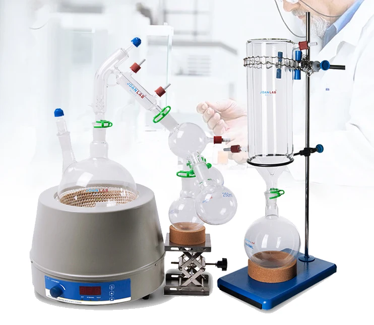 Olie-extractie Shortpath Lab Glass Short Path distillatio Glaswerkset