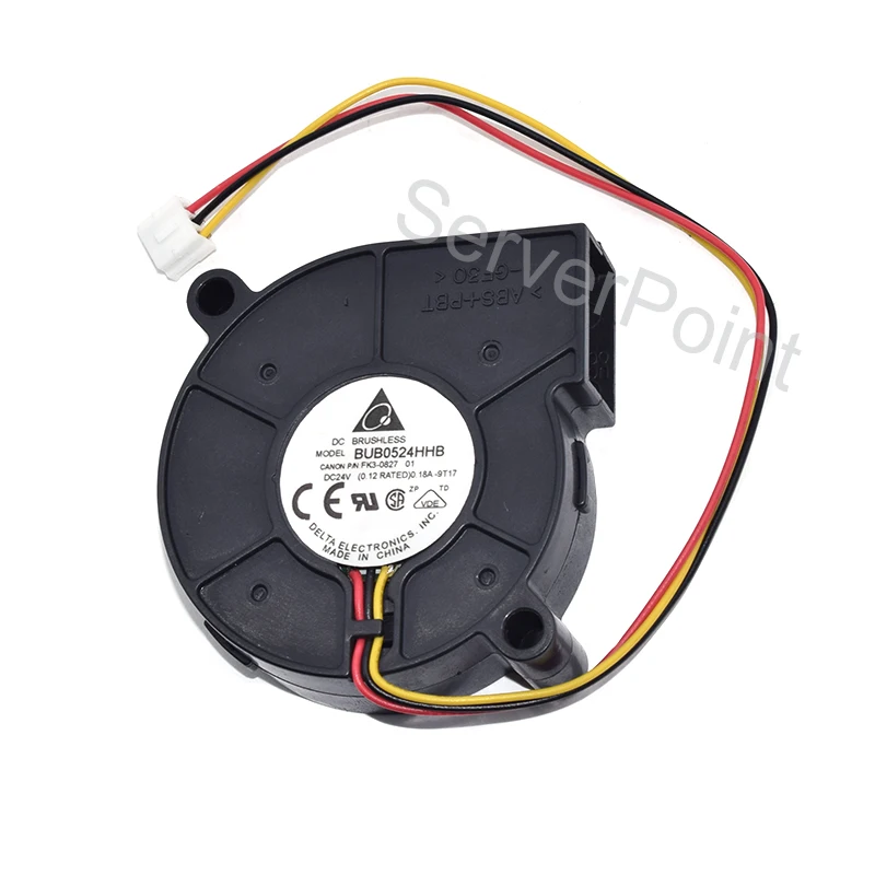 

New For 3D printer blower 5CM BUB0524HHB blower turbine cooling fan 5015 24V 0.18 Aserver inverter