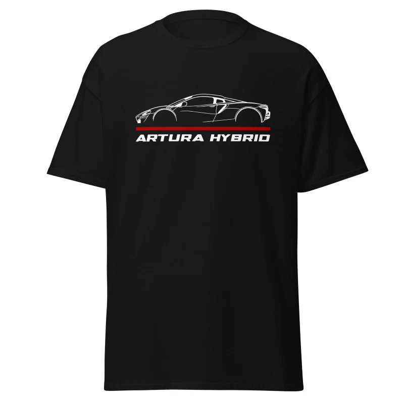 

2025 Men summer T Shirt Casual T-shirt McLarens Artura Hybrid Supercar Car Enthusiast T-shirt Summer 100% Cotton Cool Tee S-3XL