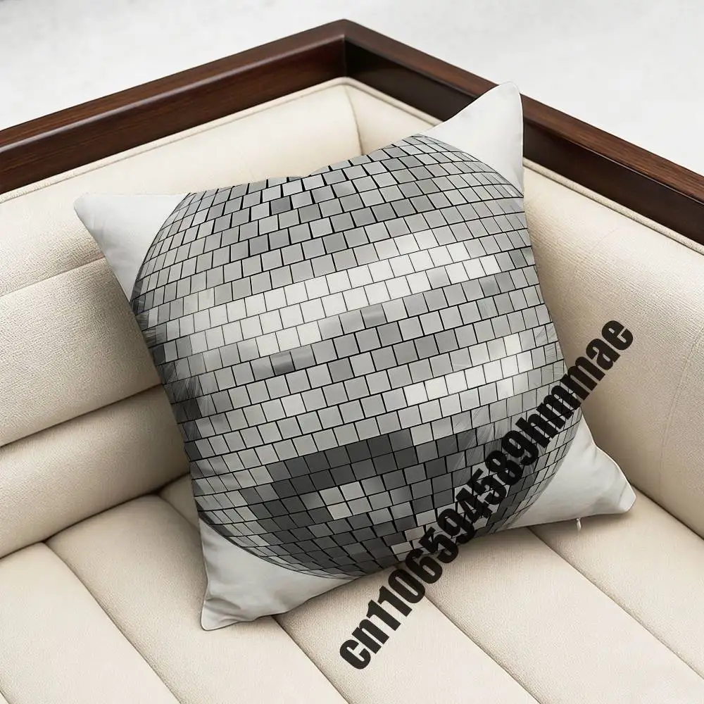 

For Mirrorball Throw Pillow Case Sham 45x45cm 35x35cm Square Bedroom Pillowcase Cushion Cover