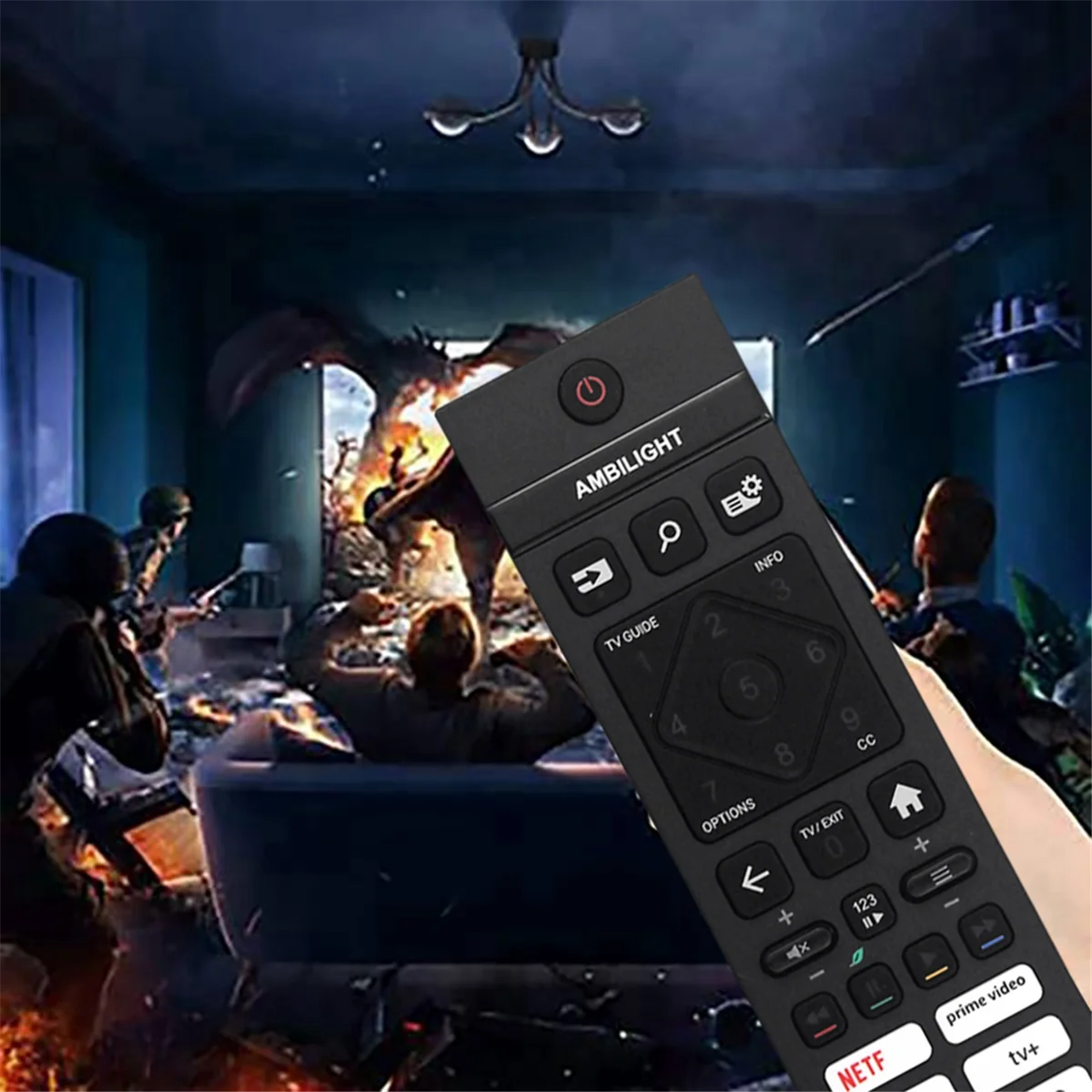 Sostituisci il telecomando SRC-3216-11 per Philips TV 398GR10BEPHNB000SY SRC-3216-11 Telecomando senza voce