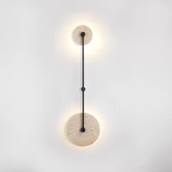 Retro Living Room Decor Wall Lamp Bedroom Bedside Wall Light Background Wall Yellow Cave Stone Lamp Stair Corridor Sconce Light