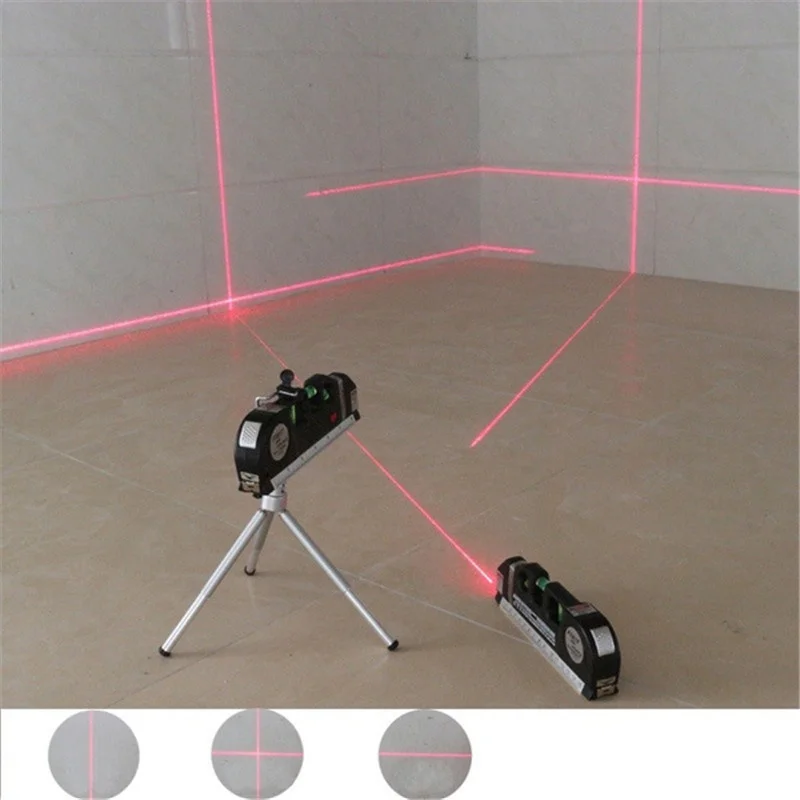 Laser Level Machine High Precision Line Lasers Leveler Tools Nivel Laser Level Horizontal And Vertical Professional Laser Beam