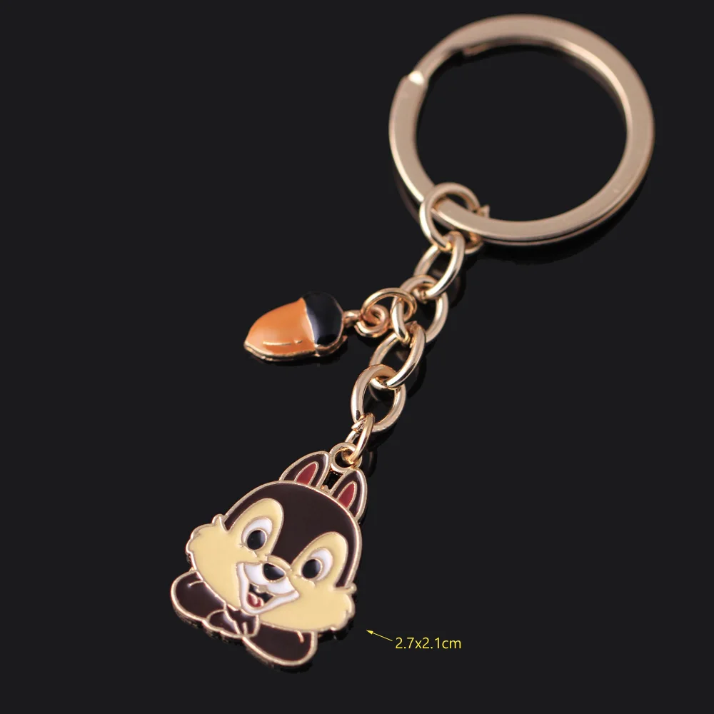 Cute Keychain For Women Car Bag Friend Key Chain Color Rabbit Panda Animal Pendant Accessories Wedding Party Gift Jewelry