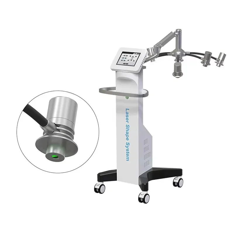 آلة التخسيس بالليزر 6D ذات التردد المزدوج 532NM/635NM الضوء الأحمر الأخضر سريع تخفيض الدهون تشكيل الجسم جهاز فقدان الوزن مع CE