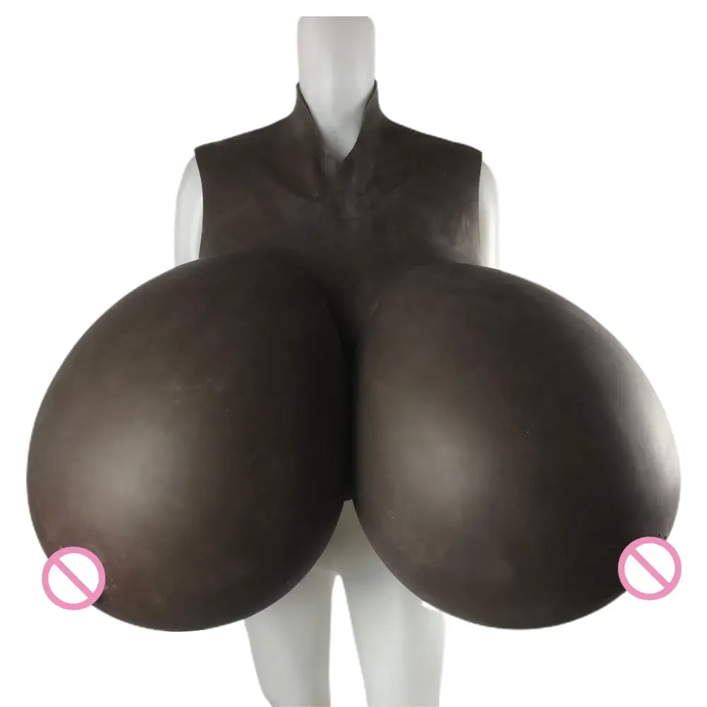 Sexy Giant ZZZ Cup Silicone Breast Big Tits For Transgender Male To Female Cospaly Halloween Disguise CD Crossdresser