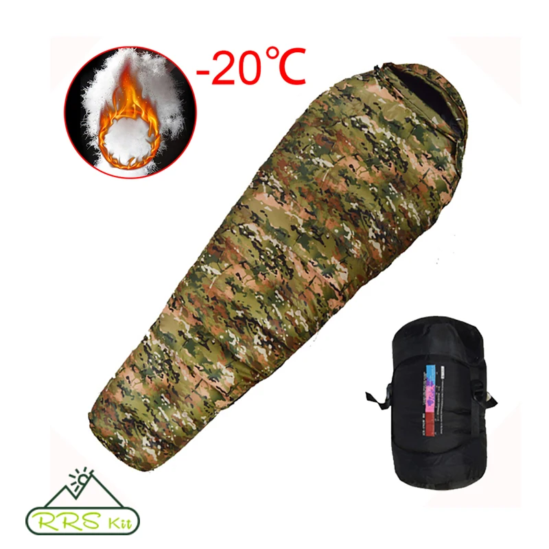 

New Down Camping Sleeping Bag Ultralight Waterproof 4 Season Warm Envelope Backpacking Sleeping Bags For Adult Outdoor Hiking