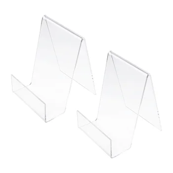2 Stuks Stripboek Display Acryl Boek Display Houder Stripboek Frame Clear Laptop Stand Magazine Display Stand Stand