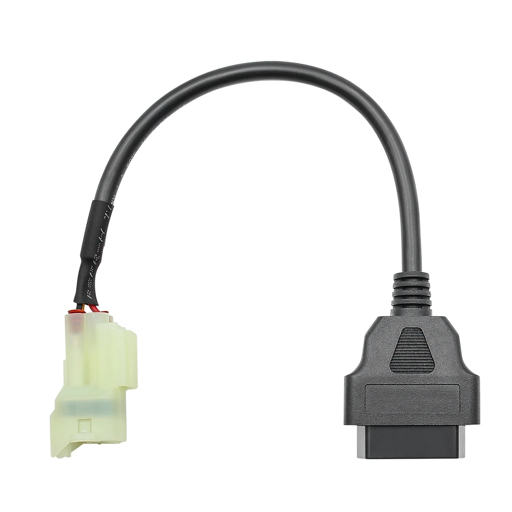 For Honda 4PIN Male to 16 Pin Female OBD2 Connector Motorcycle Motobike OBD 2 Extension Cable for CAN Bus Models