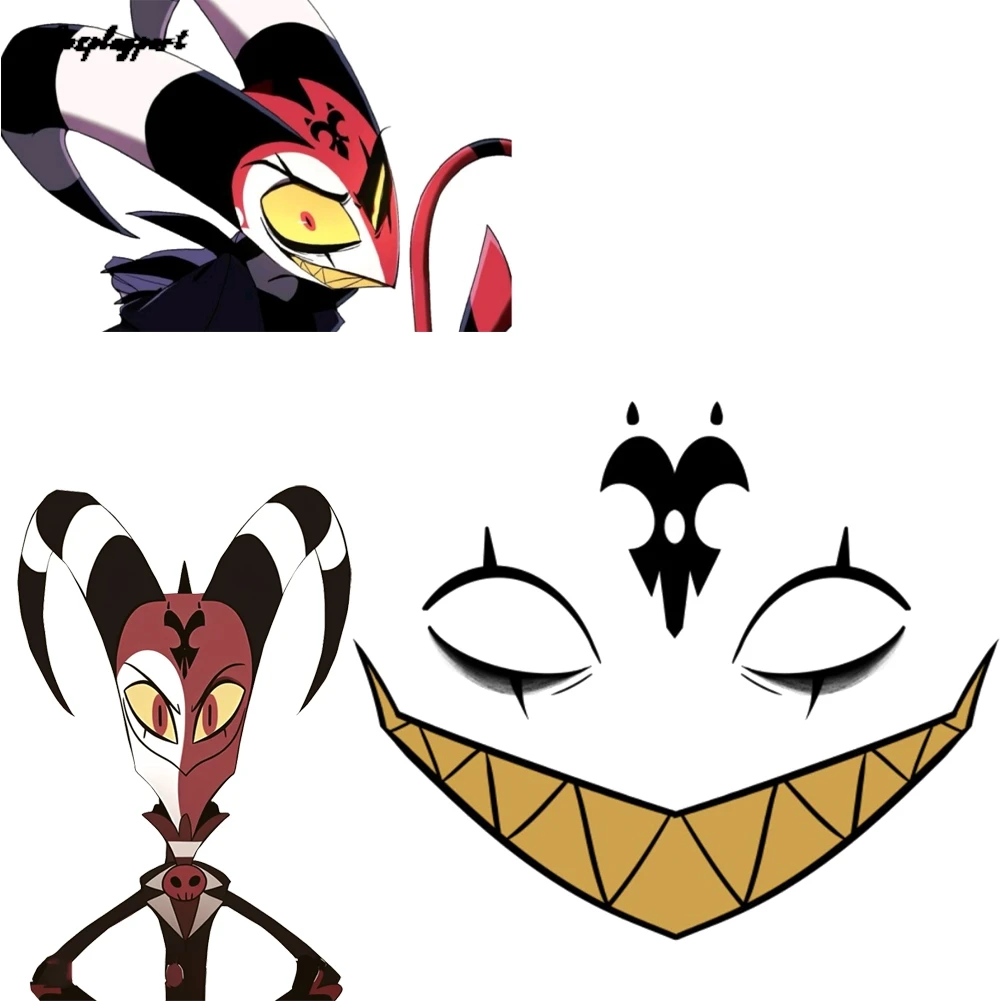 

ТВ злой лидер косплей Blitzs черная татуировка наклейка аксессуары для костюмов вечерние маскировочные наряды костюмы Хэллоуин реквизит для ролевых игр