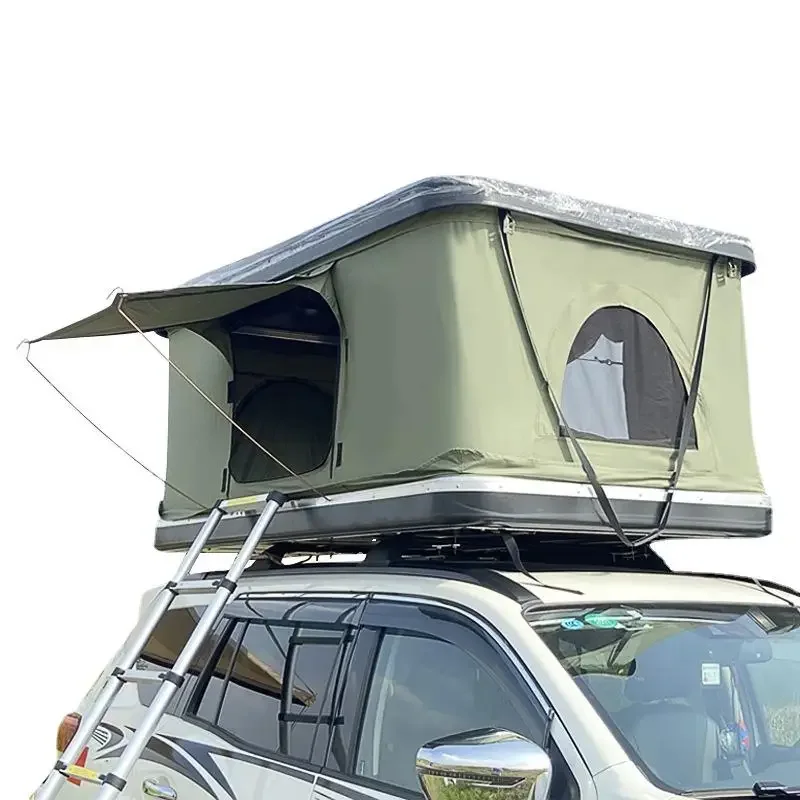 SUV MPV Top Car Roof Tent Hard Shell Automatic Hydraulic Support Camping Tent Double Person Travel Sleeping