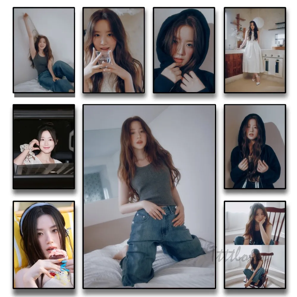 KPOP (G)I-DLE Yeh ShuHua Poster Stickers Art Wall Murals Decor Game Room Decor Gifts HD Painting