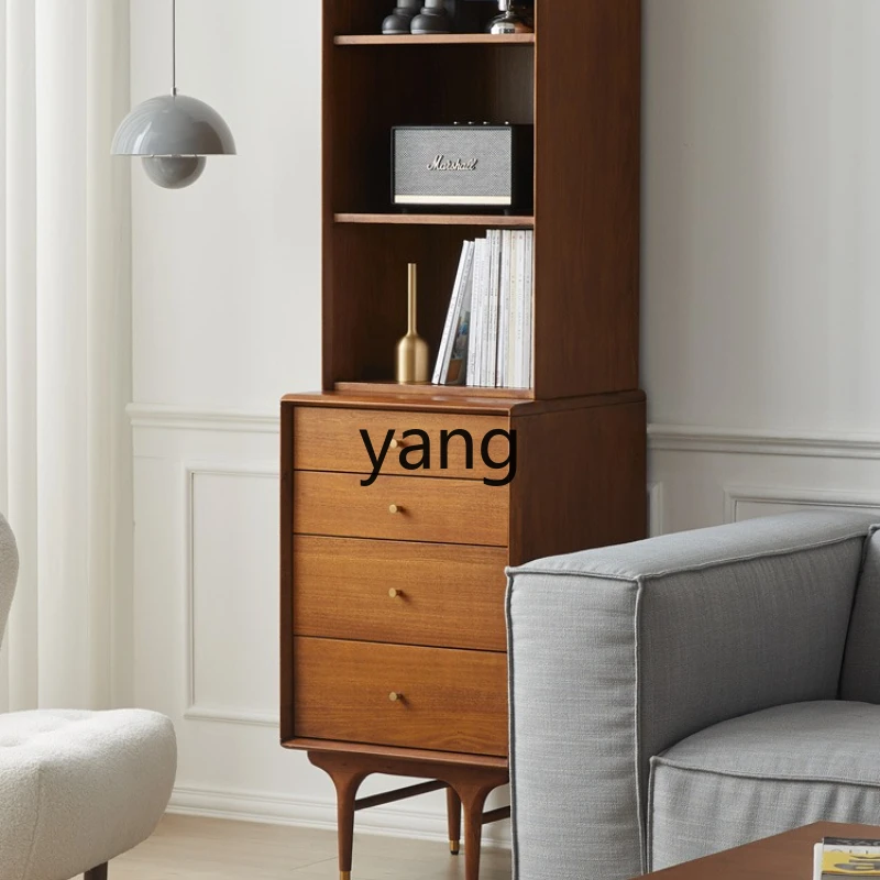 

YHM Solid Wood Bookshelf Light Luxury Storage Chinese Style