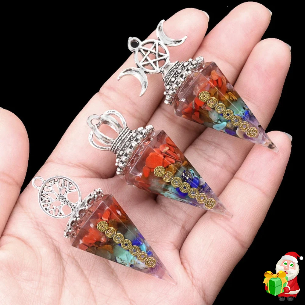 7 Colors Stone Pend…