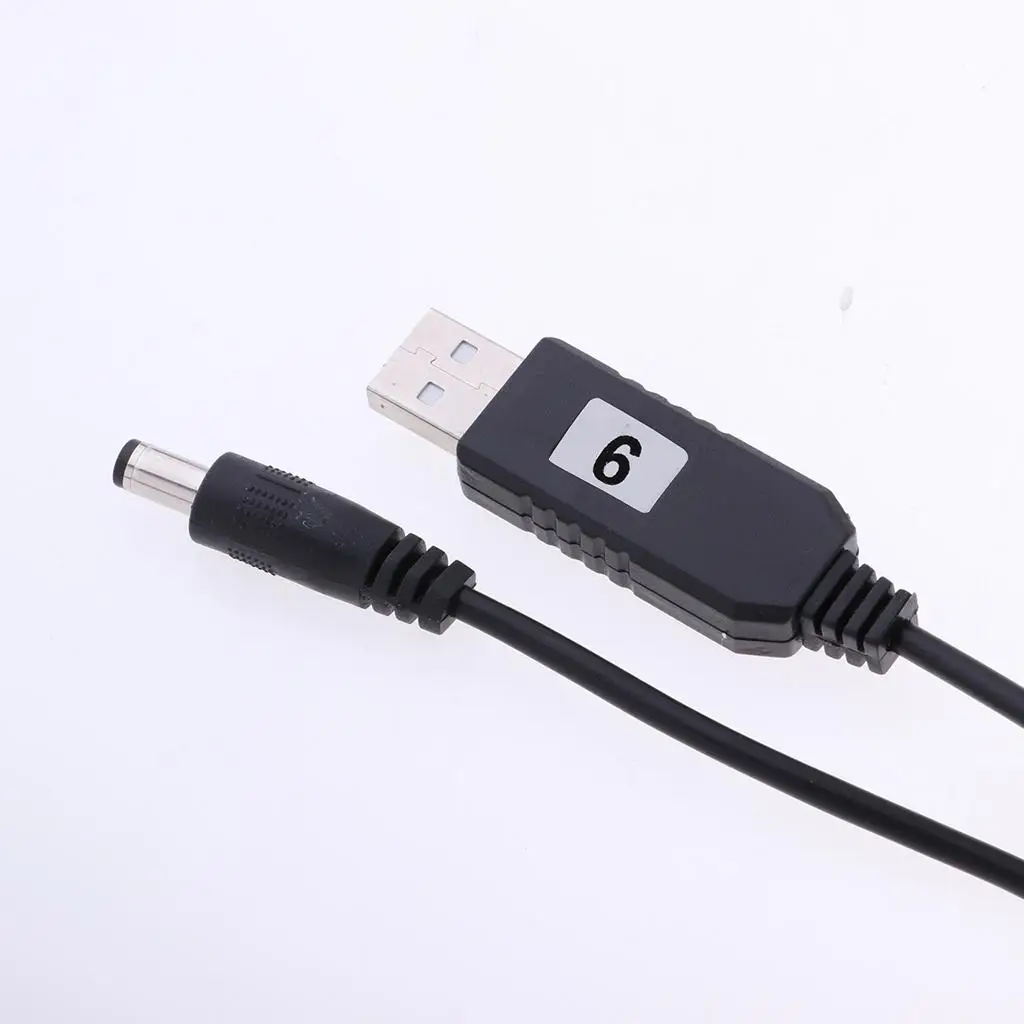 Power Supply Adapter Cable Step Up Voltage Converter USB 5V to 9V Output for Wireless Audio Electronics