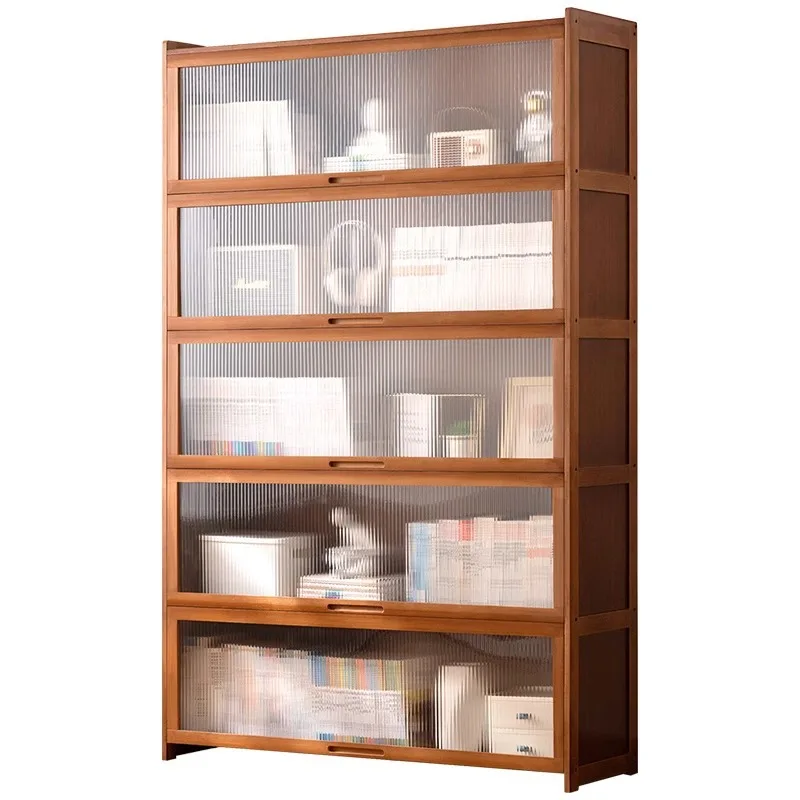 

Storage integrated lattice display cabinet Floor to floor multi-layer living room locker 13