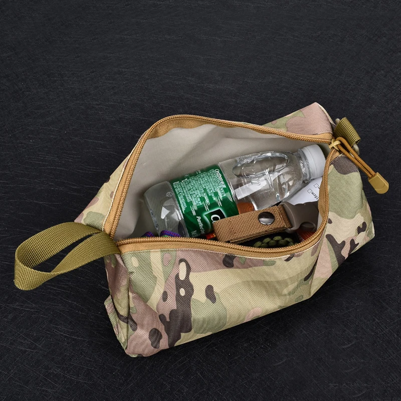 Outdoor Camouflage Bag for Multi Tools, Tactical, Running, Portable EDC Tool Storage Bag for Camping, Hiking, Hunting Pouch