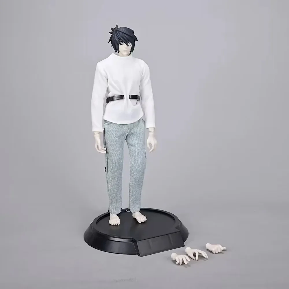 30cm DEATH NOTE Yagami Light L·Lawliet L Lawliet Real clothes Anime Figurine Action Figure Toys Doll Christmas Gift With Box